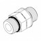 Tompkins Hydraulic Fitting, Stainless08MOR-08MOR ADJ-SS SS-6403-NWO-08-08-FG - alternate 1